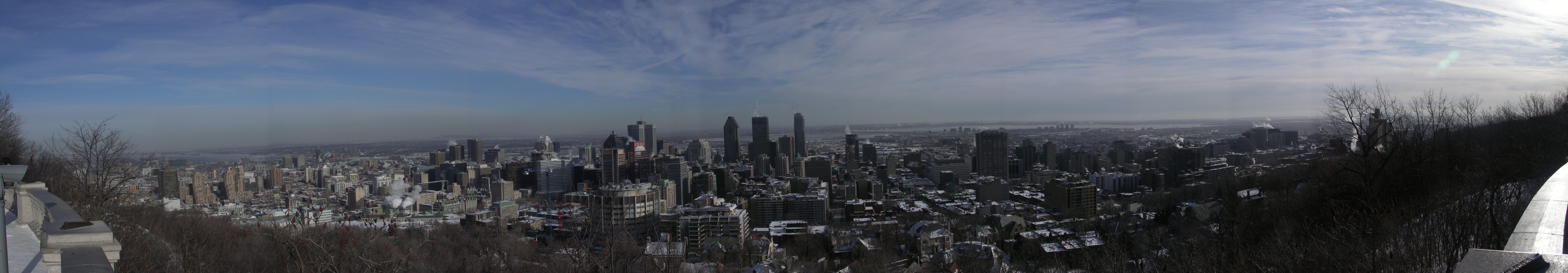 panorama uitzicht over Montréal, Canada